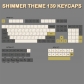 Shimmer Japanese 104+35 XDA-like Profile Keycap Set Cherry MX PBT Dye-subbed for Mechanical Gaming Keyboard